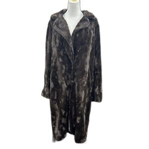 Karen Kane Women's Dandy Girl Brown Faux Fur Coat NWT Sz M Teddy Winter Jacket M